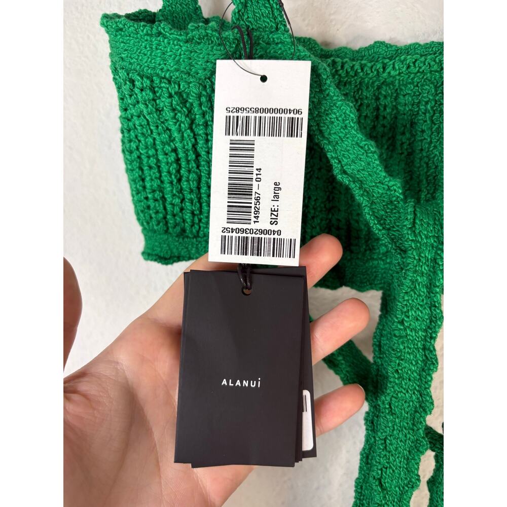 ALANUI Palm Springs Crochet Bralette Top Festival Boho Vacation Resortwear L - Picture 10 of 11